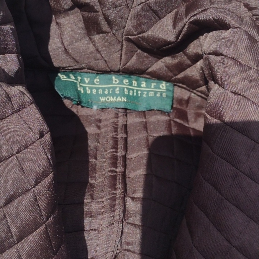 Brown Quilted Jacket - Picture 2 of 3